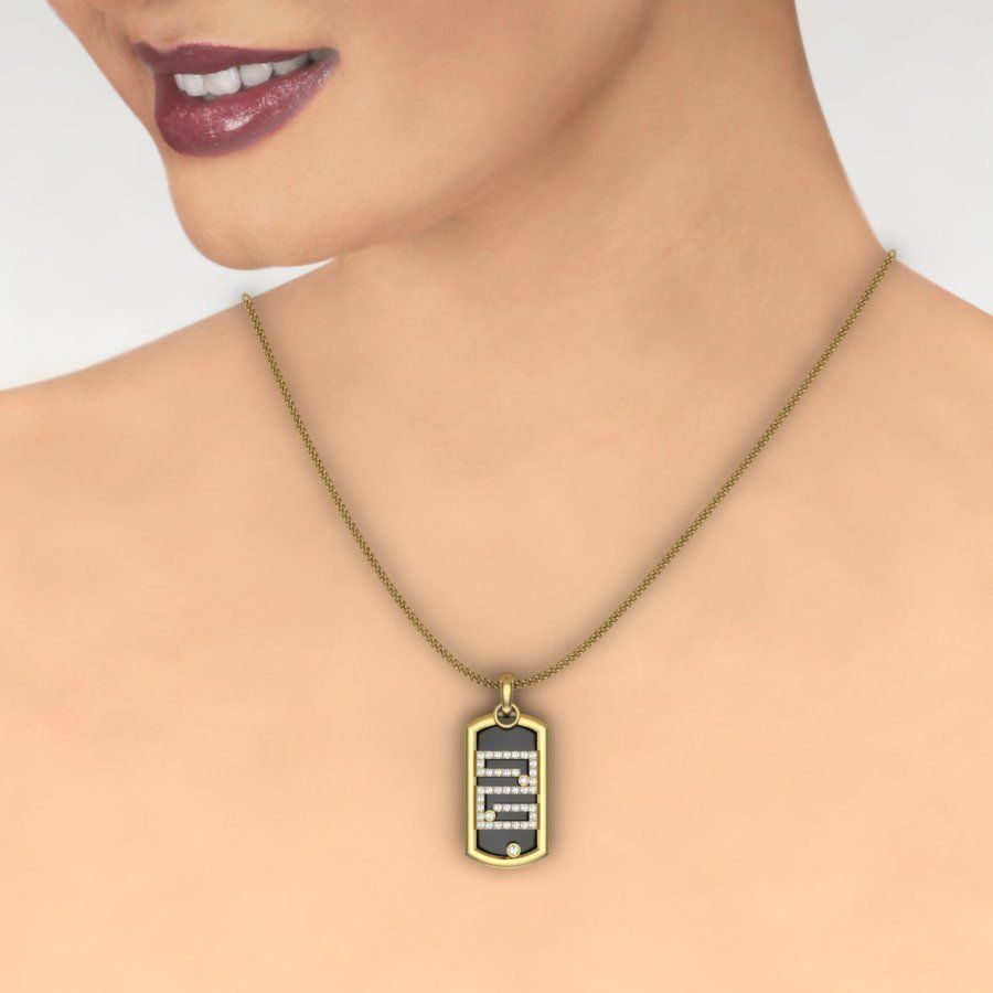 Women pendant 3dm render detail 3D print model 3D print model_1