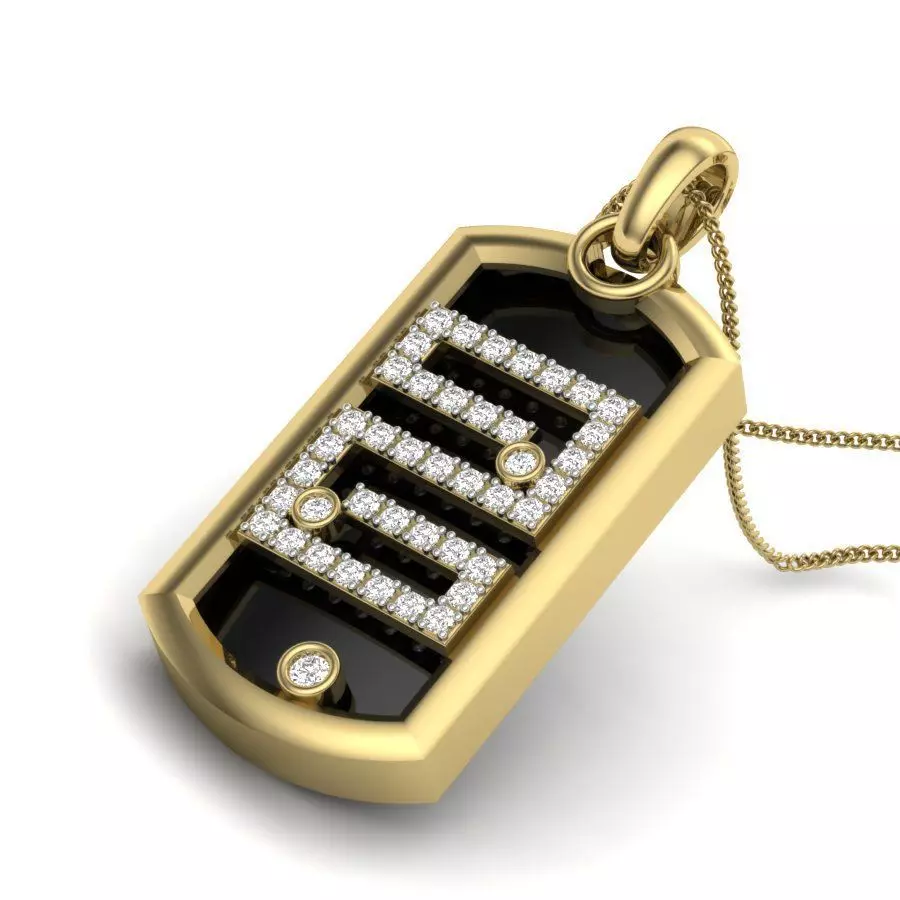 Women pendant 3dm render detail 3D print model 3D print model_0