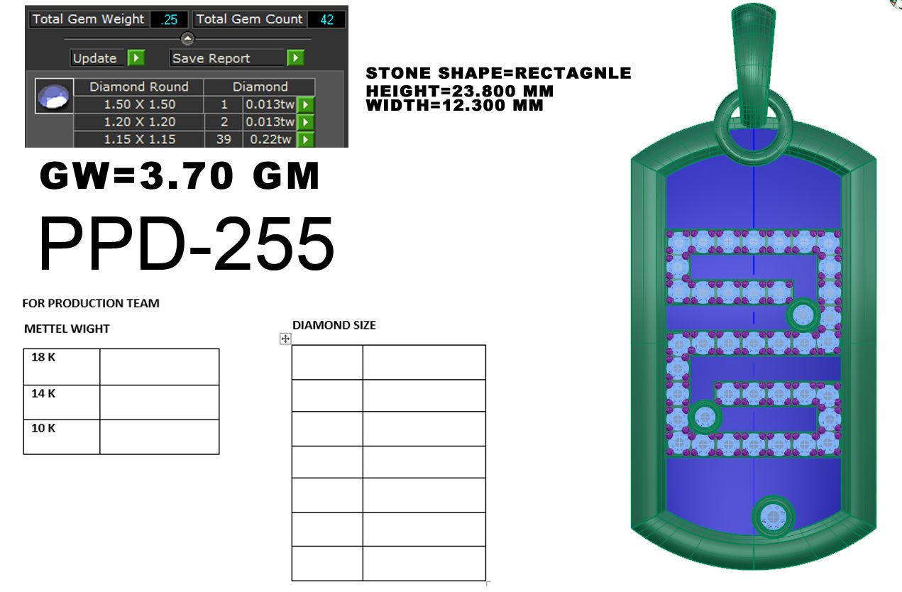 Women pendant 3dm render detail 3D print model 3D print model_6