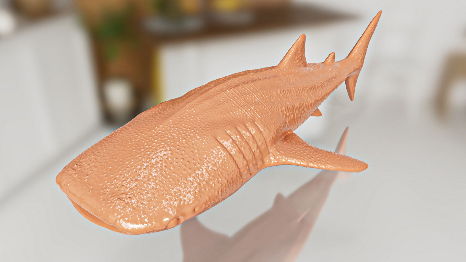 Realistic Whale Shark 3D print model_5