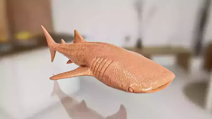 Realistic Whale Shark 3D print model