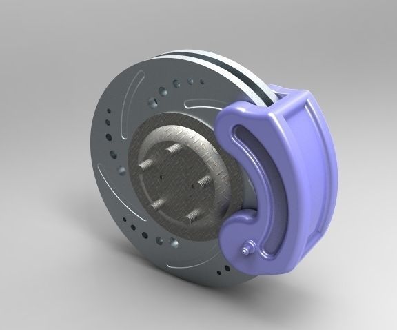 CyDesign Labs Passenger Car Components Challenge  SET 3 Free 3D model_4