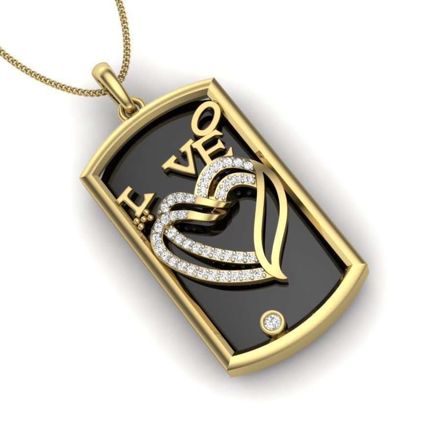 Women pendant 3dm render detail 3D print model 3D print model_4