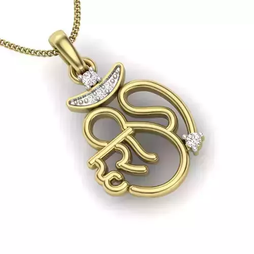 Women pendant 3dm render detail 3D print model