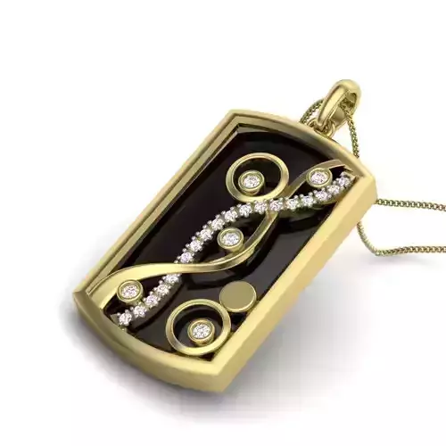 Women pendant 3dm render detail 3D print model