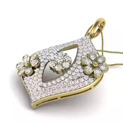 Women pendant 3dm render detail 3D print model