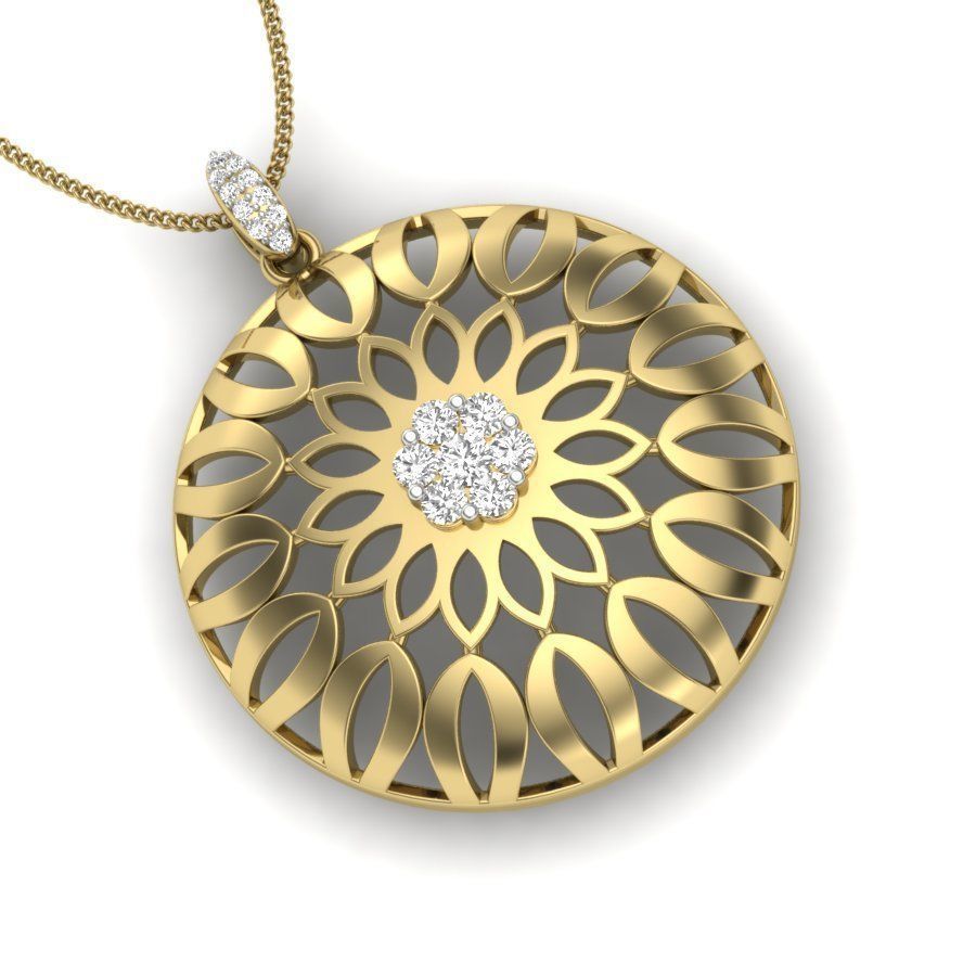 Women pendant 3dm render detail 3D print model 3D print model_4