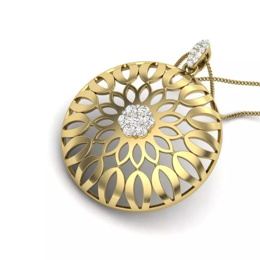 Women pendant 3dm render detail 3D print model 3D print model_0