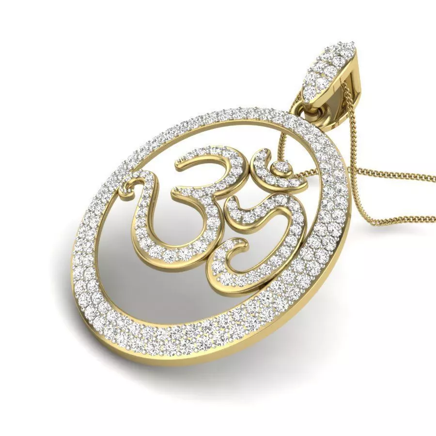 Spiritual pendant 3dm render detail 3D print model 3D print model_0