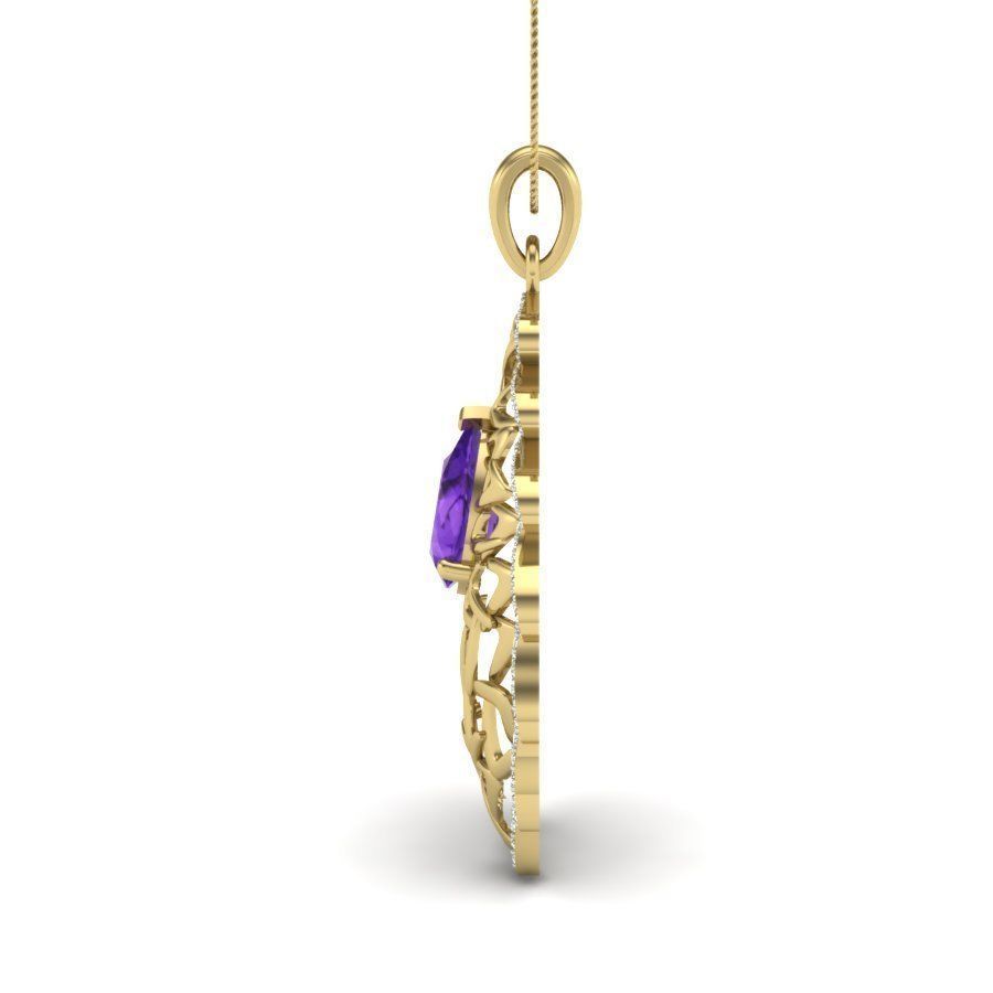 Women pendant 3dm render detail 3D print model 3D print model_4