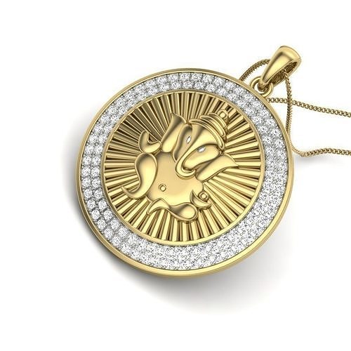 Spiritual pendant 3dm render detail 3D print model 3D print model