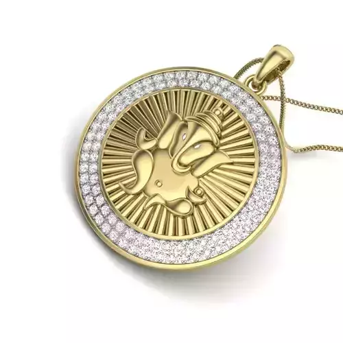 Spiritual pendant 3dm render detail 3D print model