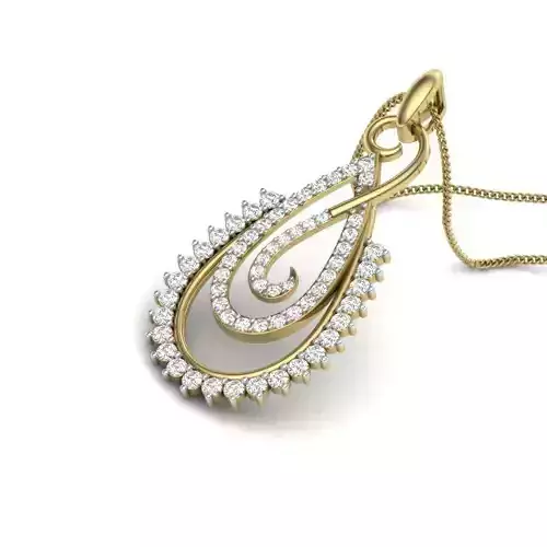 Women pendant 3dm render detail 3D print model