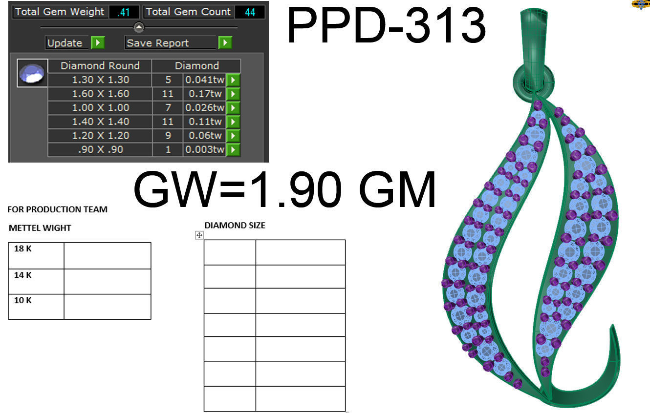 Women pendant 3dm render detail 3D print model 3D print model_6