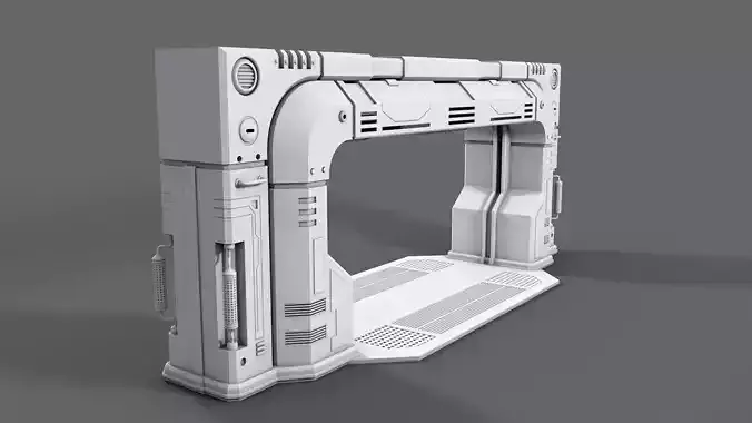 Spacestation Gate 3D model