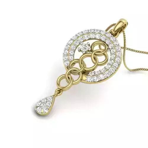 Women pendant 3dm render detail 3D print model