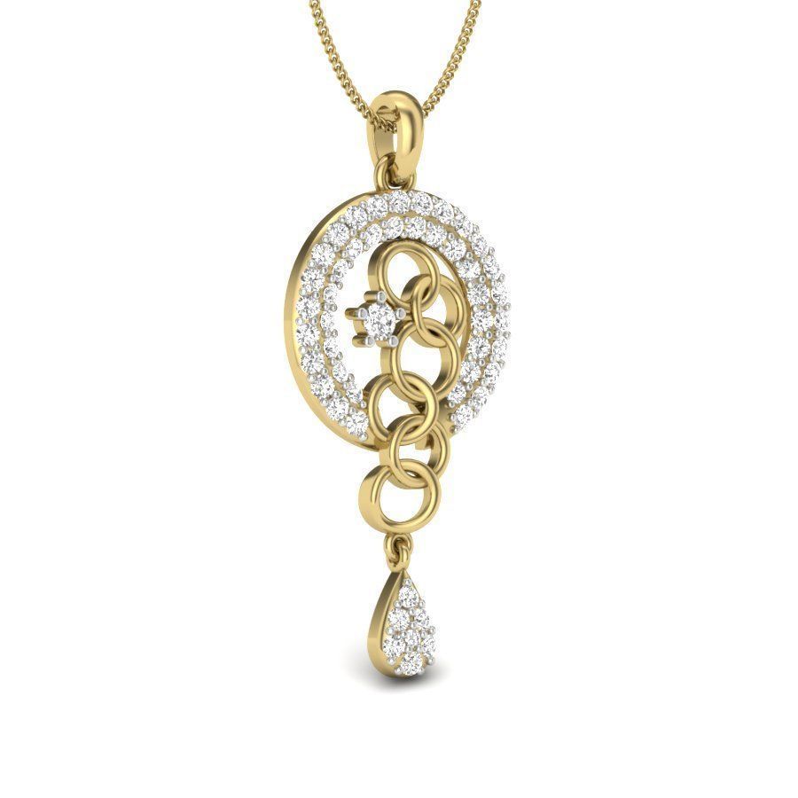 Women pendant 3dm render detail 3D print model 3D print model_3