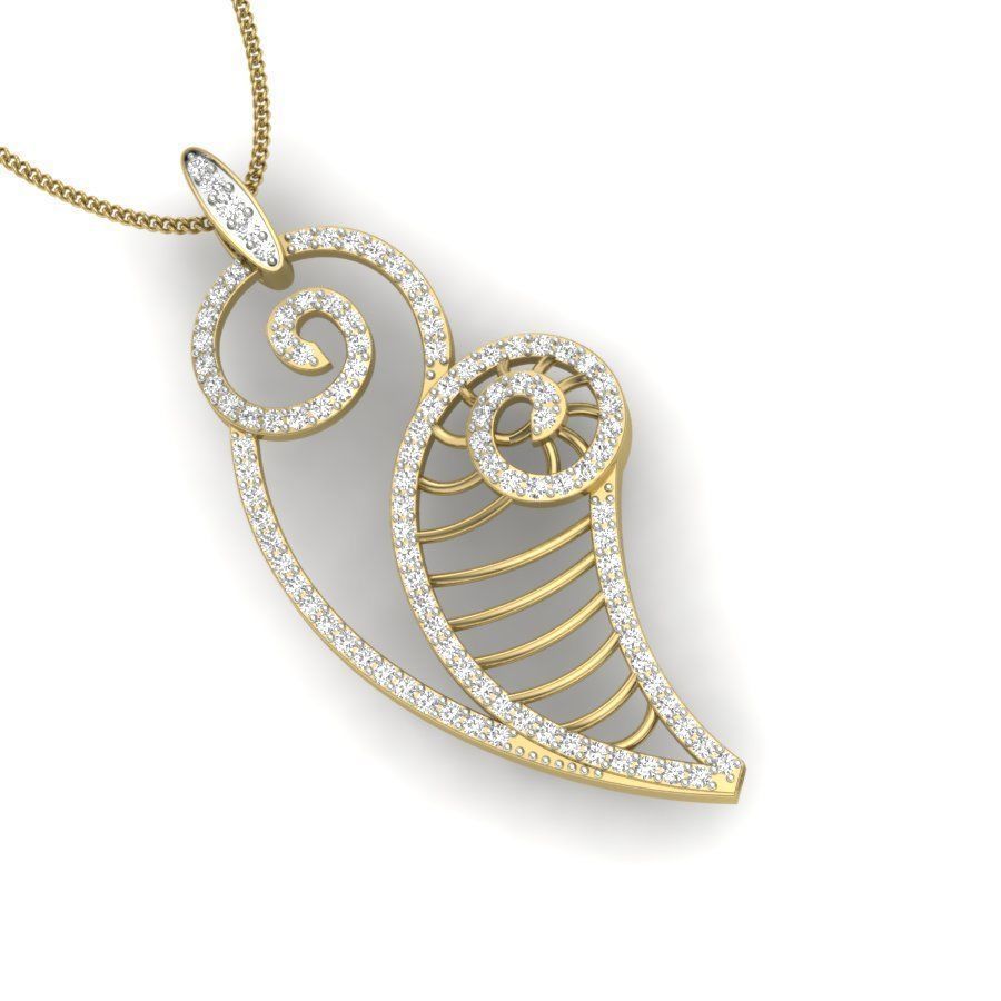 Women pendant 3dm render detail 3D print model 3D print model_4
