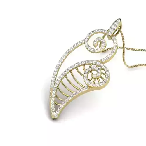 Women pendant 3dm render detail 3D print model