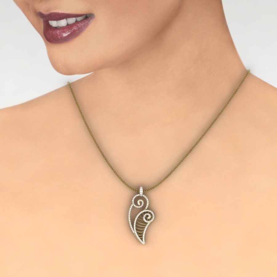 Women pendant 3dm render detail 3D print model 3D print model_1