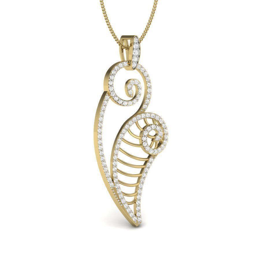 Women pendant 3dm render detail 3D print model 3D print model_3