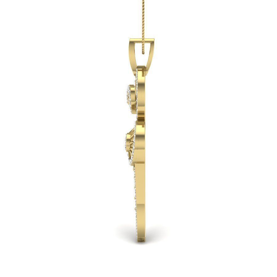 Women pendant 3dm render detail 3D print model 3D print model_5