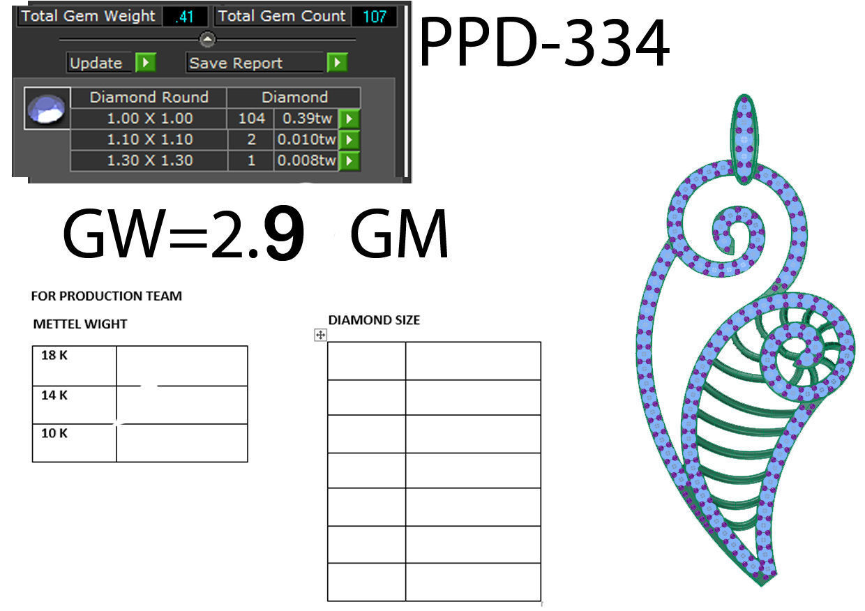 Women pendant 3dm render detail 3D print model 3D print model_6