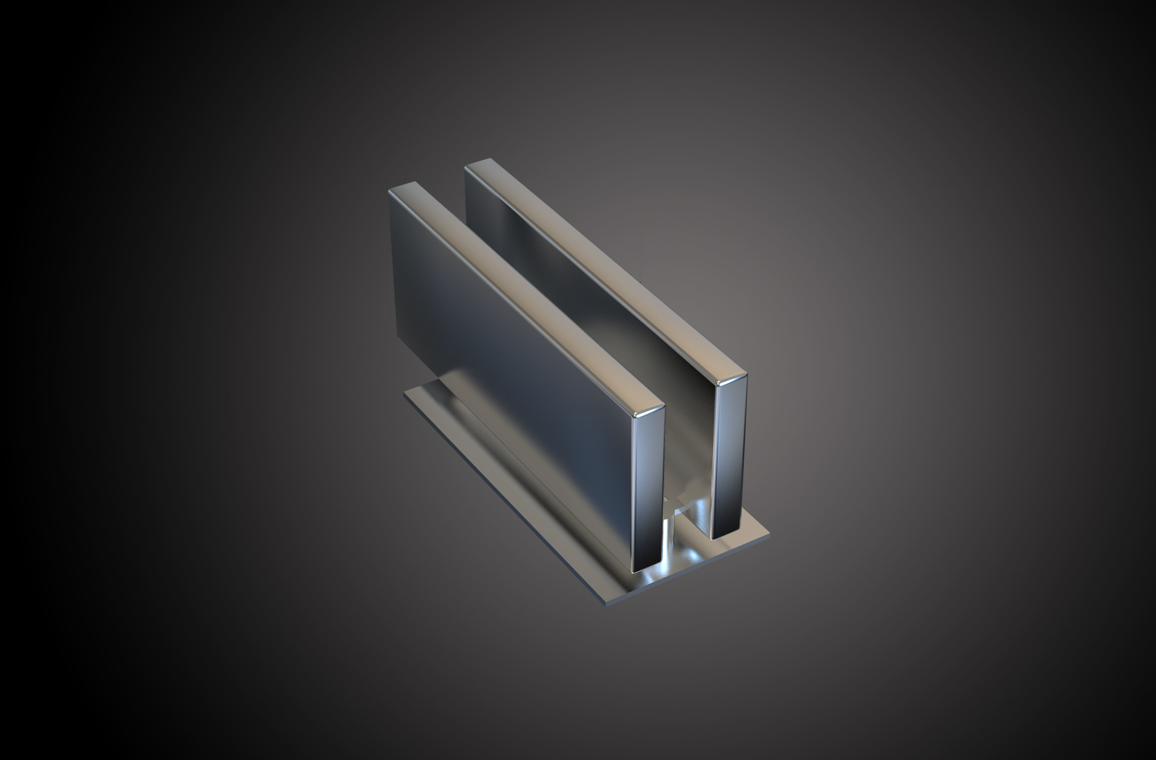 Glass Door 3D model_8