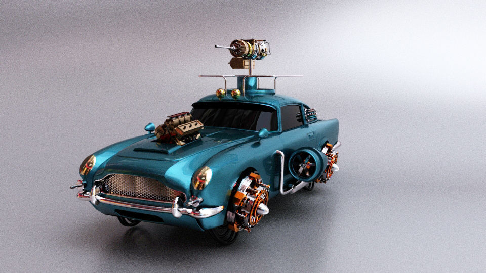 Spaceship Concept 3D model_1