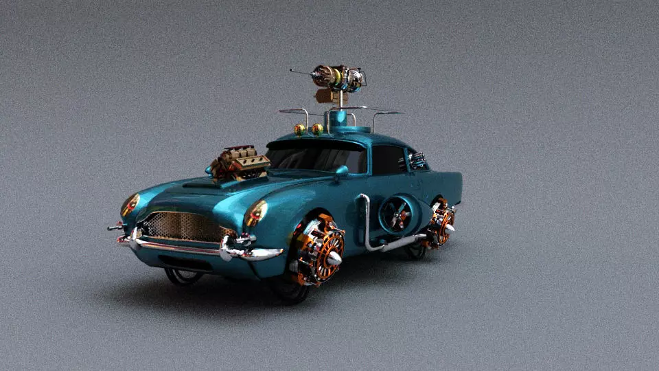 Spaceship Concept 3D model_0