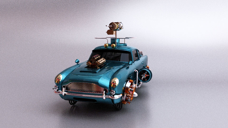 Spaceship Concept 3D model_2