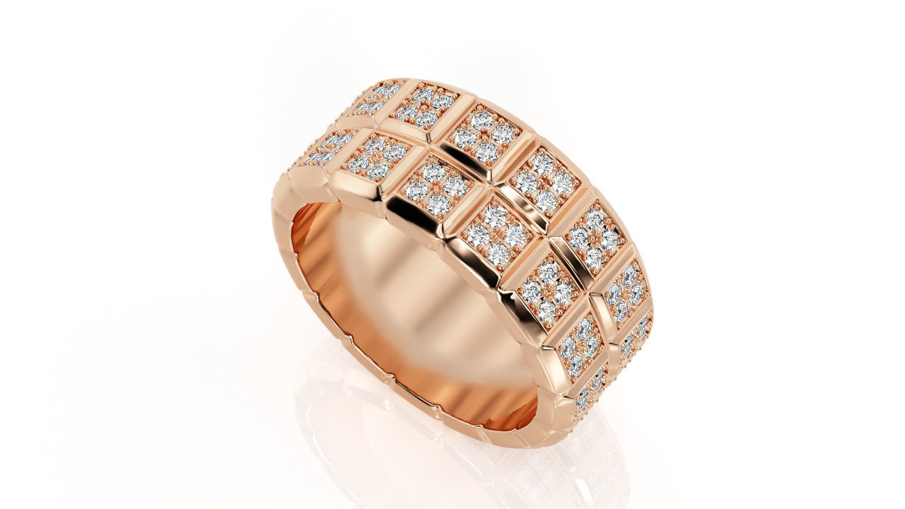 Ring Band R 0029 3D print model_1