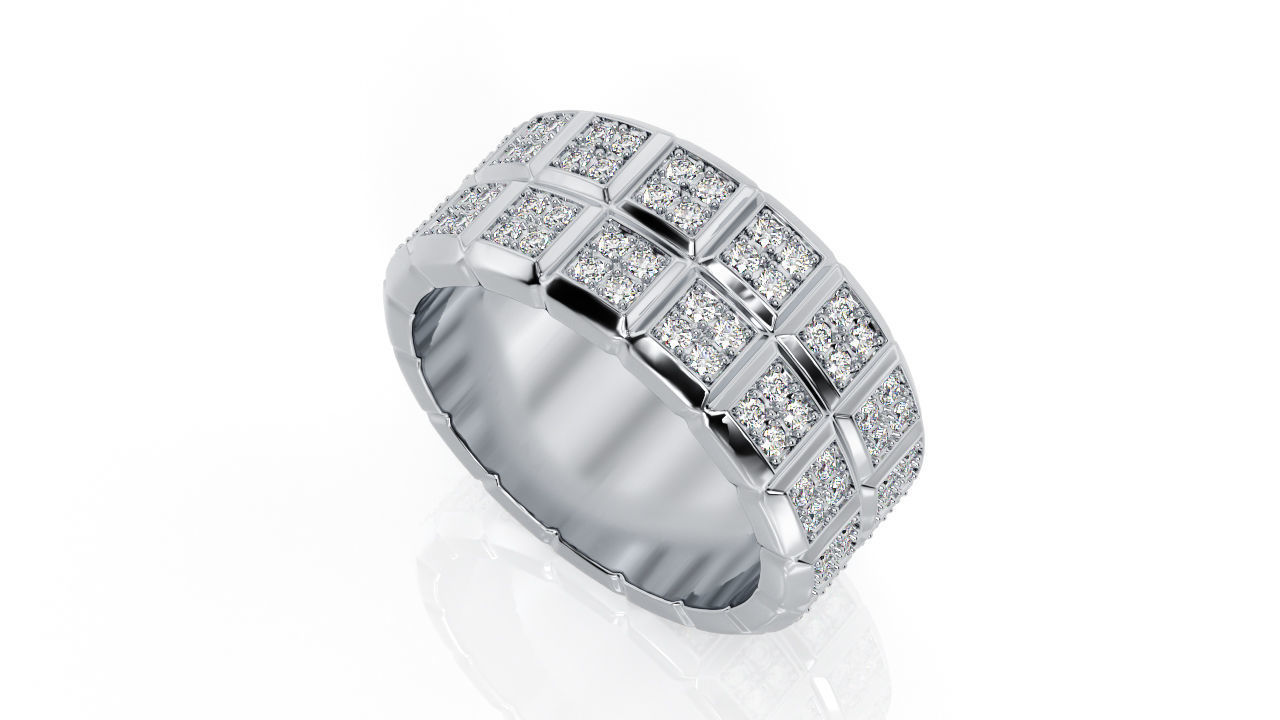 Ring Band R 0029 3D print model_2