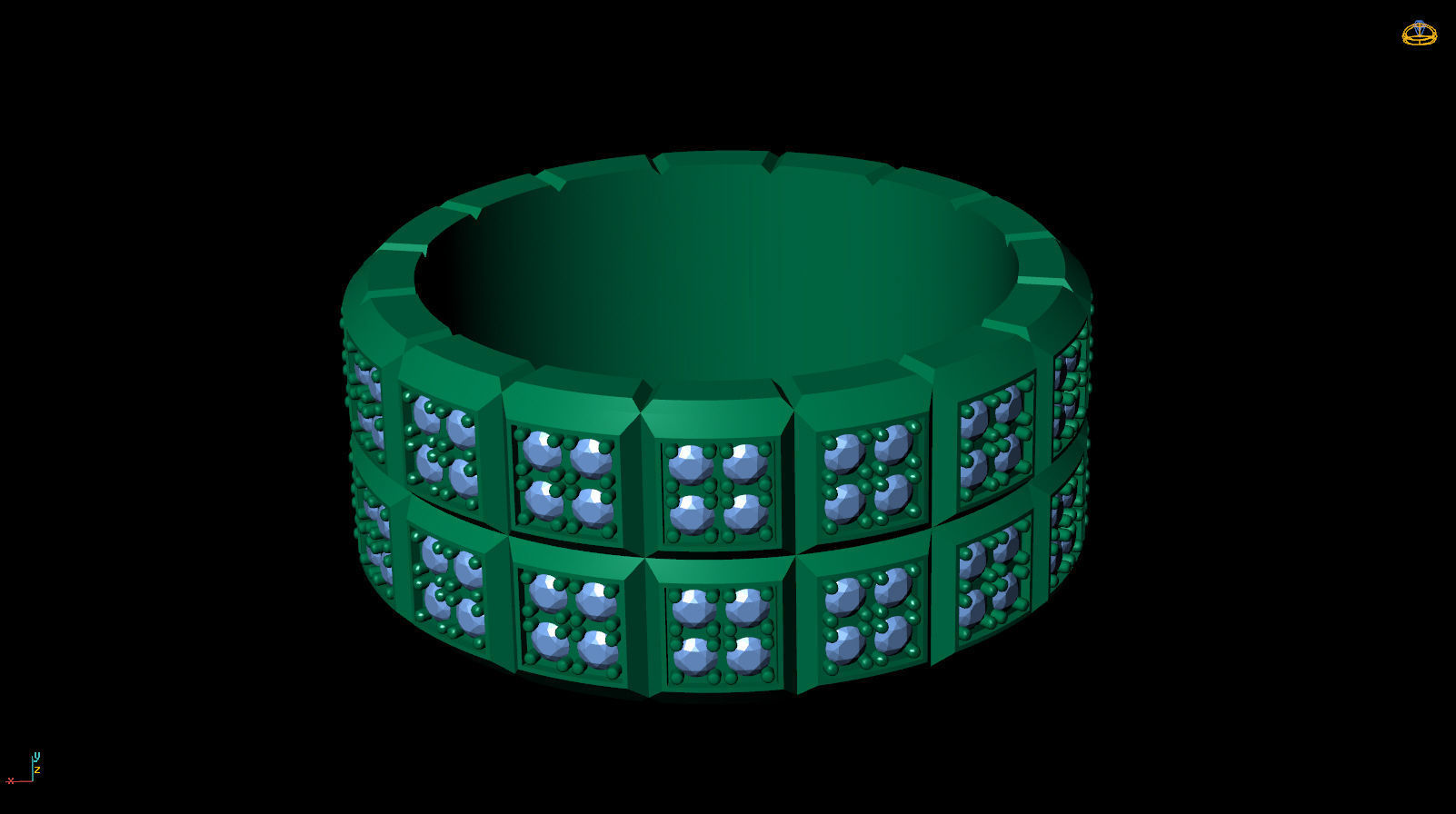 Ring Band R 0029 3D print model_4