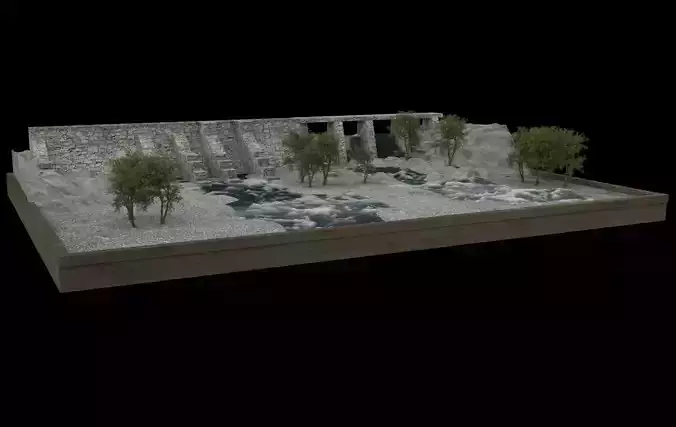 Ibn al-Haytham dam 3D model