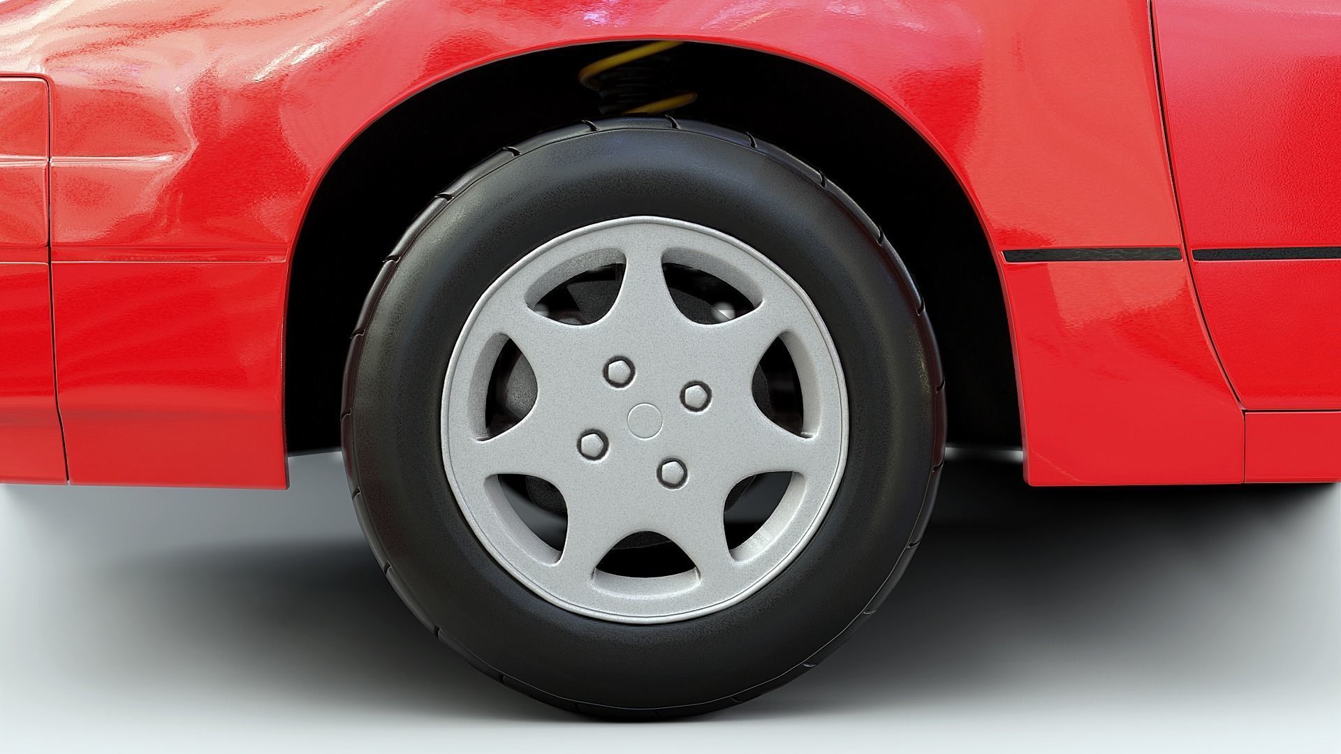 1991 Nissan S13 240SX Fully Rigged 3D model_8