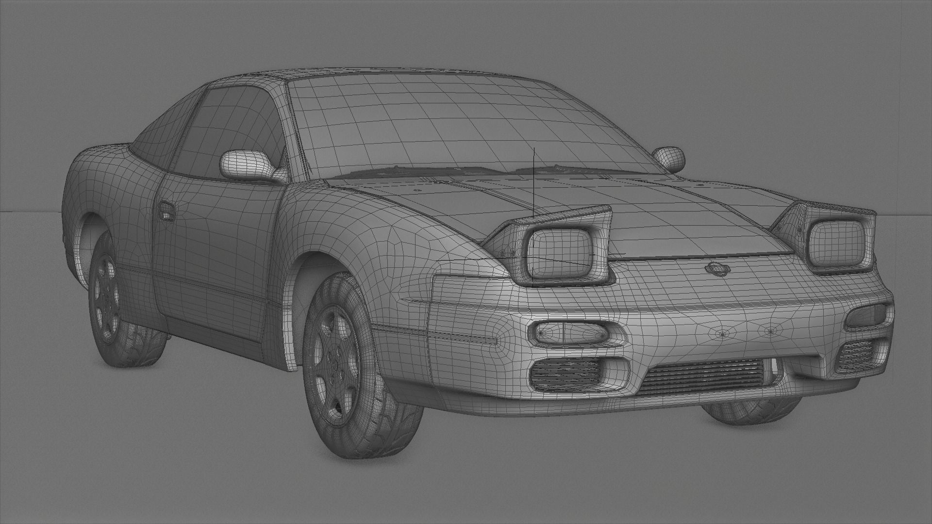 1991 Nissan S13 240SX Fully Rigged 3D model_19
