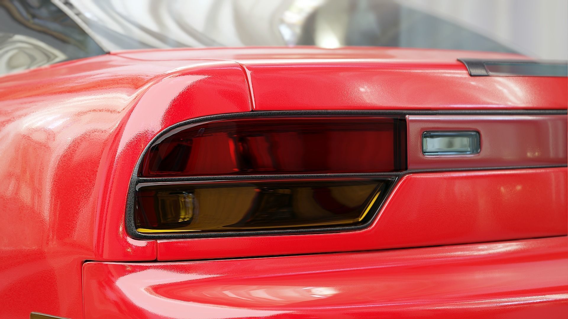 1991 Nissan S13 240SX Fully Rigged 3D model_7