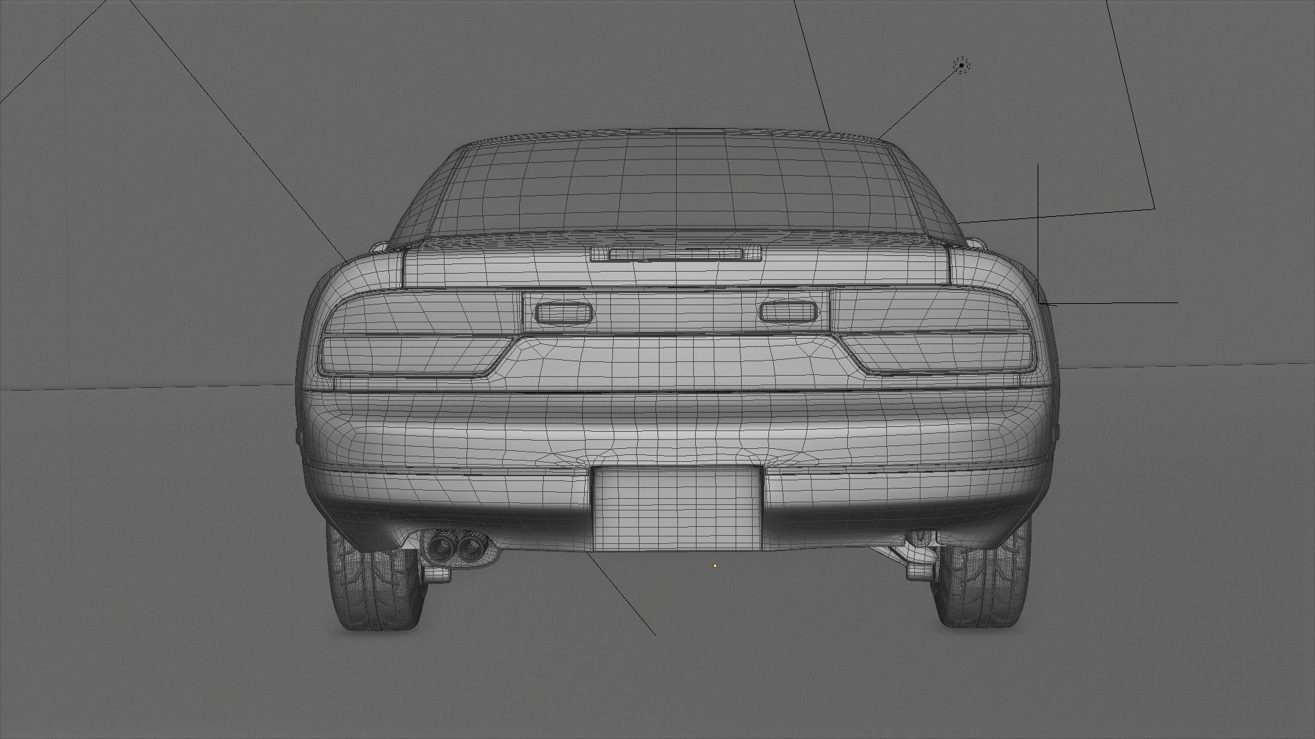 1991 Nissan S13 240SX Fully Rigged 3D model_23
