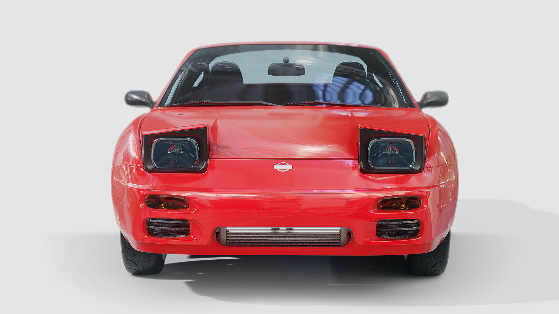 1991 Nissan S13 240SX Fully Rigged 3D model_2