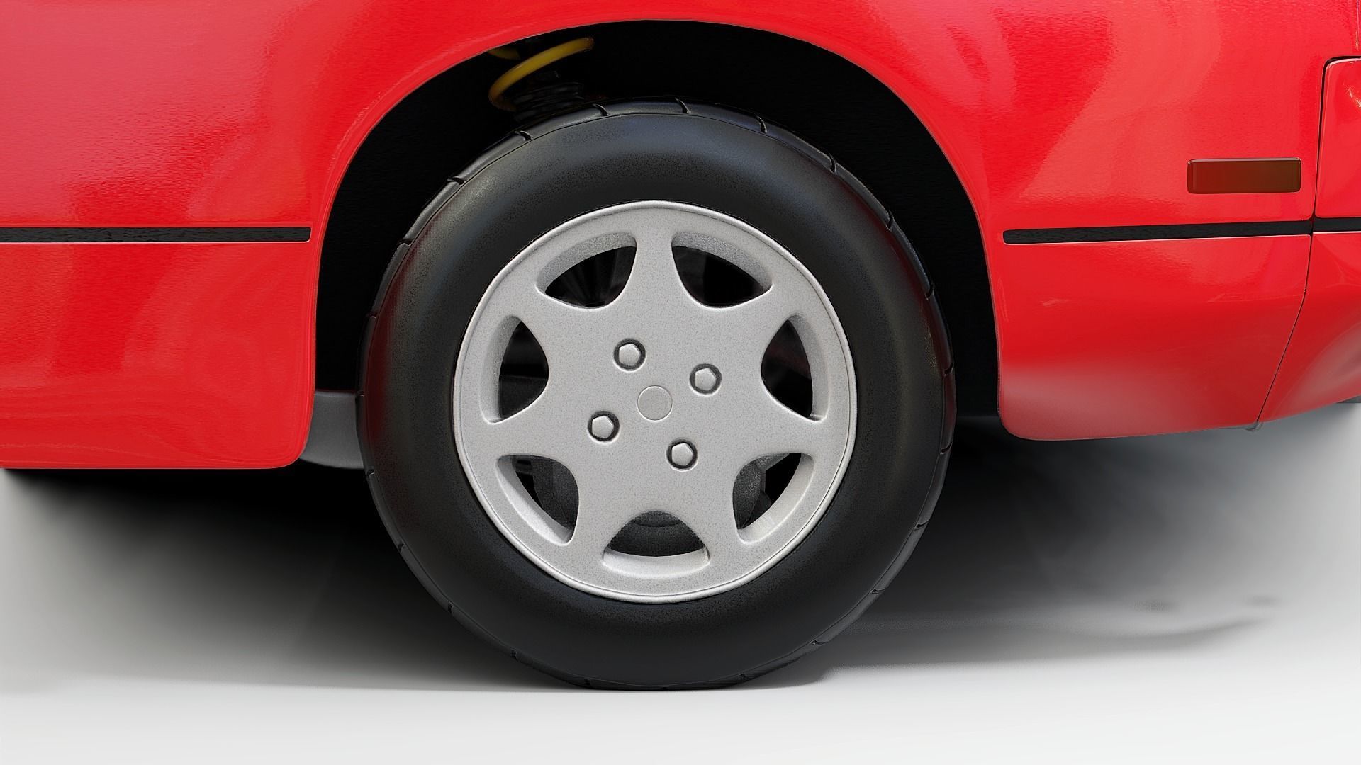 1991 Nissan S13 240SX Fully Rigged 3D model_9