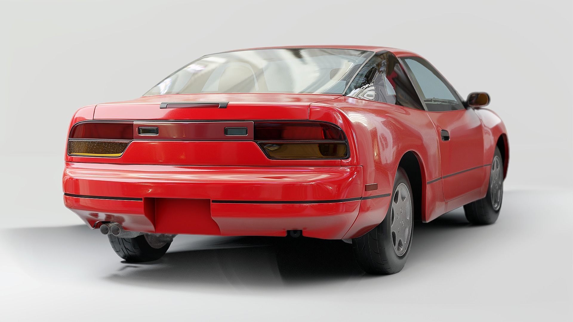1991 Nissan S13 240SX Fully Rigged 3D model_5