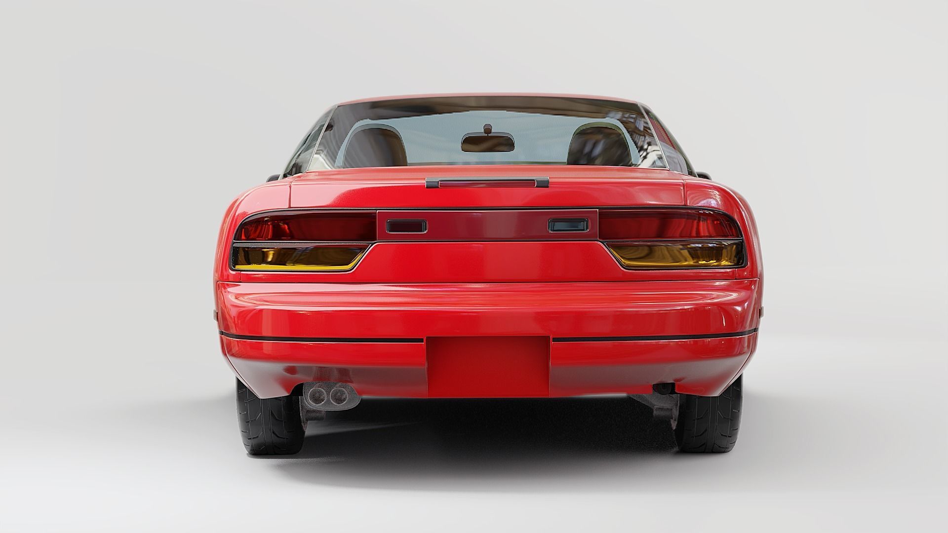 1991 Nissan S13 240SX Fully Rigged 3D model_6