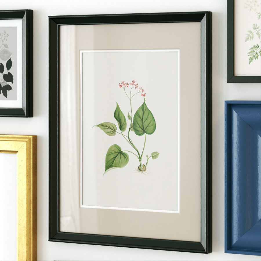 Vintage gallery wall 3D model_1