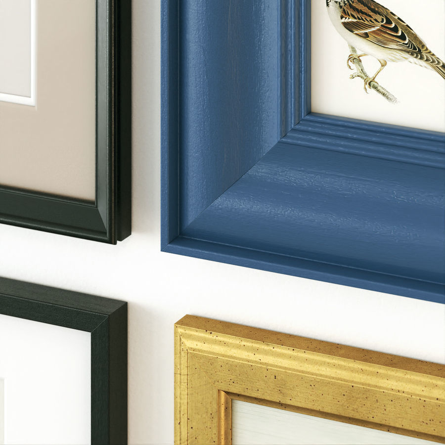 Vintage gallery wall 3D model_2