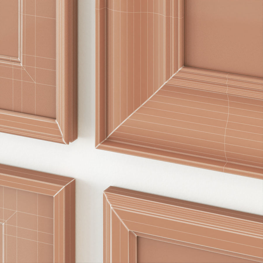 Vintage gallery wall 3D model_17