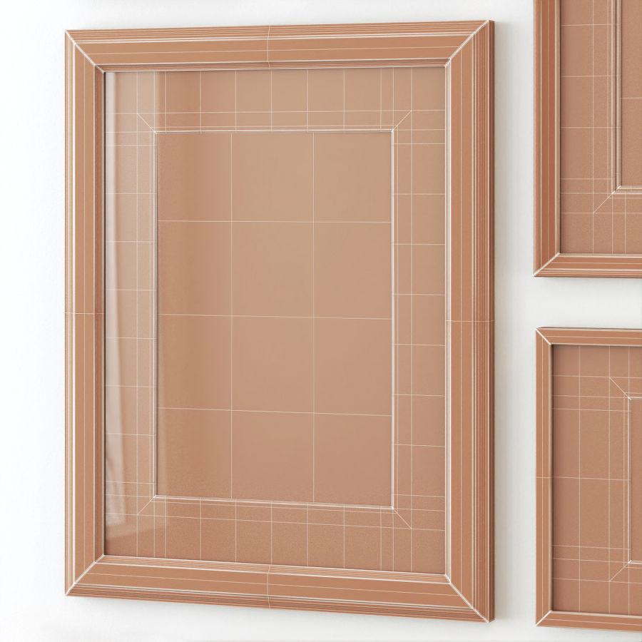 Vintage gallery wall 3D model_18