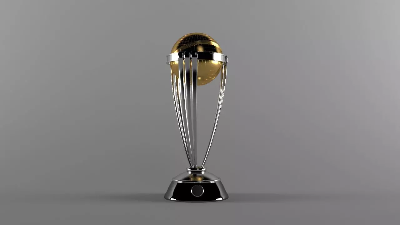 ICC Trophy Cricket 2019 3D model