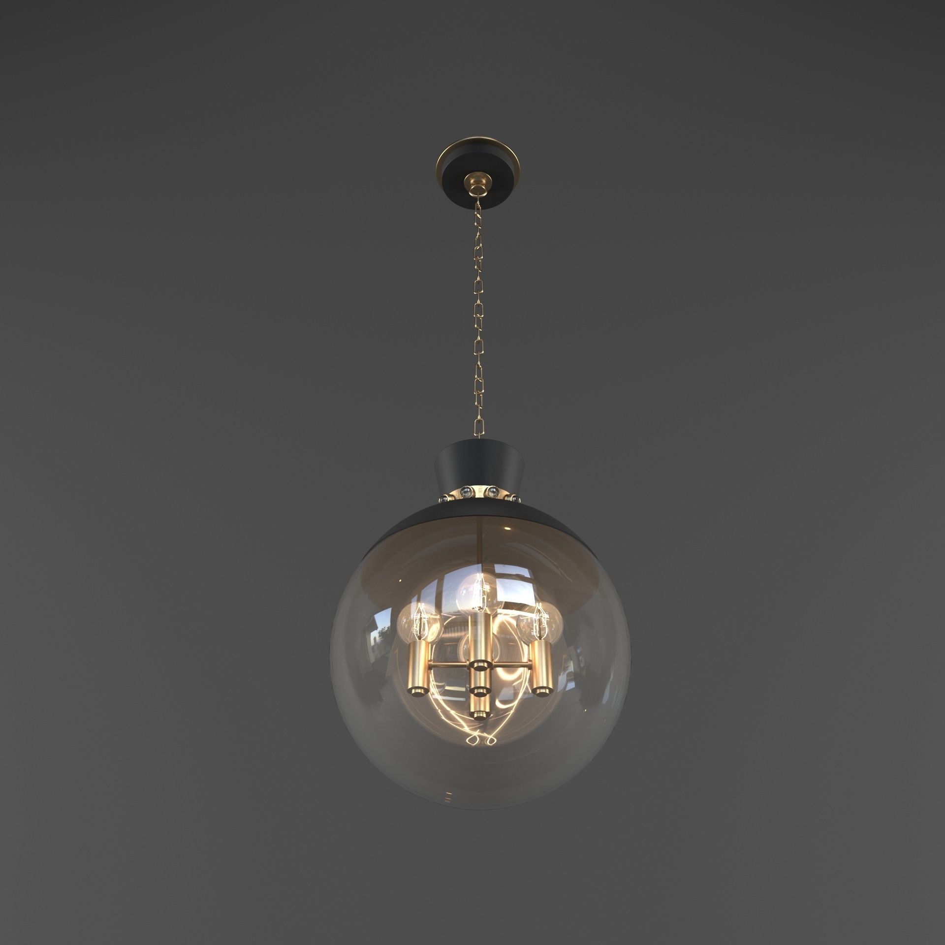 Circa Lighting-Lucia Large Pendant  3D model_1