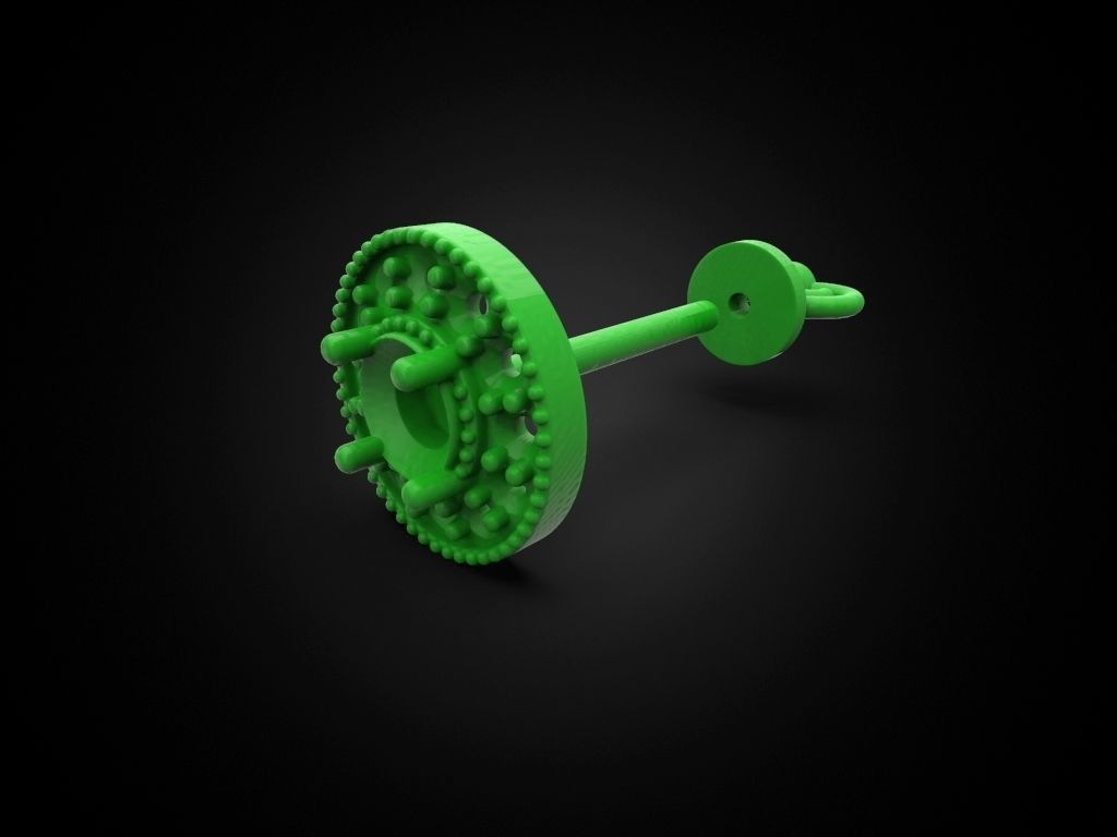 Puset Earring 4 3D print model_8